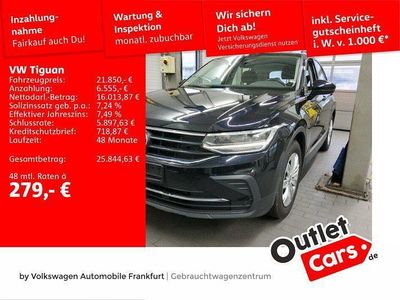 Gebraucht VW Tiguan Life 150 PS (110 kW) 2022 Schwarz SUV