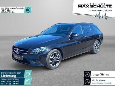 Gebraucht Mercedes C200 Night 184 PS (135 kW) 2020 Metalliclack obsidianschwarz (metallic) Kombi
