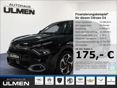 Gebraucht Citroën C4 PureTech 131 PS (96 kW) 2024 Schwarz SUV