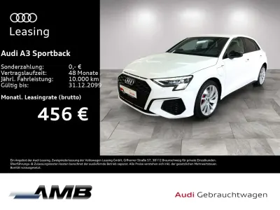 Gebraucht Audi A3 Sportback e-tron S-Line 245 PS (180 kW) 2023 Ibisweiß Kleinwagen