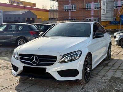 Usata Mercedes C250 AMG line 204 CV (150 kW) 2016 Bianco Berlina