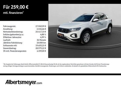 Neu VW T-Roc Life 116 PS (85 kW) 2025 Weiß SUV