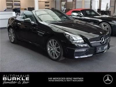 Gebraucht Mercedes SLK55 AMG AMG 421 PS (309 kW) 2012 Schwarz Cabrio