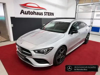 Gebraucht Mercedes CLA180 Shooting Brake AMG line 136 PS (100 kW) 2021 Silber Kombi