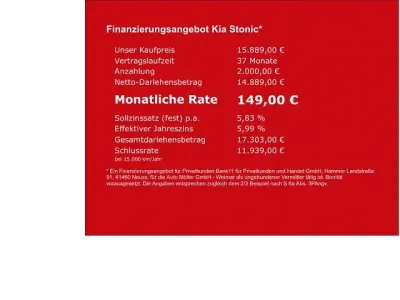 Gebraucht Kia Stonic DREAM-TEAM Edition 101 PS (74 kW) 2021 Blau SUV