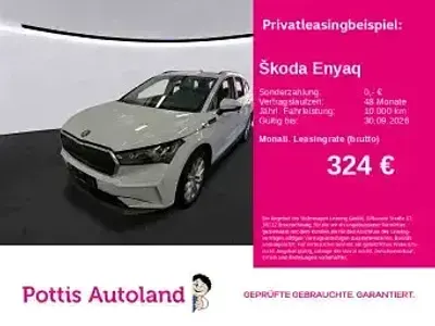 Gebraucht Skoda Enyaq iV Loft 108 kW (148 PS) 2023 Moonweiss metallic SUV