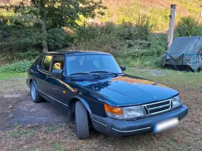 Usata Saab 900 136 CV (100 kW) 1993 Blu Coupé