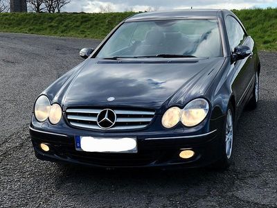 Brugt Mercedes CLK200 Elegance 184 HK (135 kW) 2008 Blå Coupe
