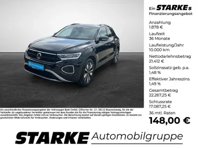 Gebraucht VW T-Roc Goal 116 PS (85 kW) 2025 Schwarz (grenadillschwarz metallic) SUV