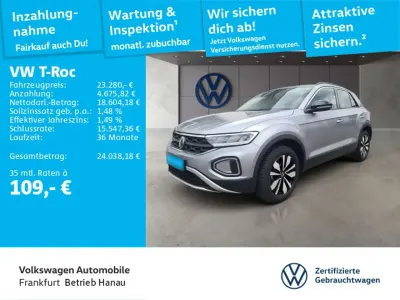 Gebraucht VW T-Roc Goal 116 PS (85 kW) 2024 Silber SUV