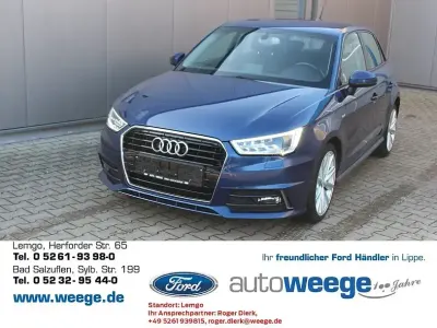 Usata Audi A1 Basis 95 CV (69 kW) 2016 Blu Utilitaria