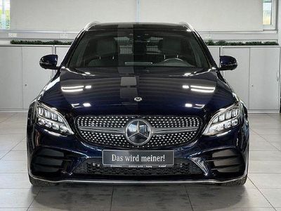 Blau Gebraucht 2020 Mercedes C200 AMG line Limousine | 31.960 € (Etwas zu teuer)
