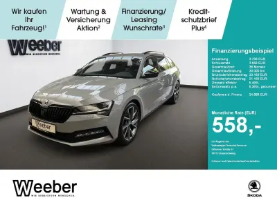 Gebraucht Skoda Superb SportLine 190 PS (139 kW) 2019 Steelgrau Kombi