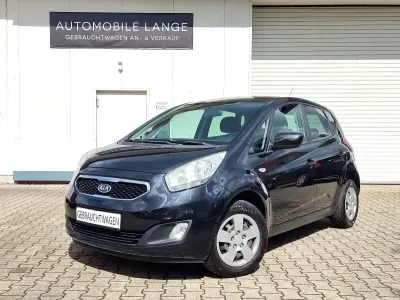 Gebraucht Kia Venga Attract 90 PS (66 kW) 2012 Schwarz Kleinwagen