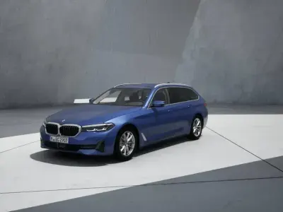 Gebraucht BMW 530 Sport Line 252 PS (185 kW) 2022 Blau Kombi