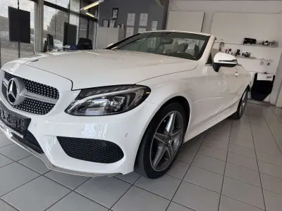Gebraucht Mercedes C180 AMG 156 PS (114 kW) 2017 Polarweiss  unilack Cabrio