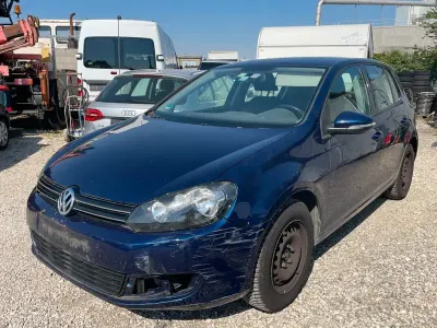 Gebraucht VW Golf VI Comfortline 80 PS (58 kW) 2009 Blau Kleinwagen