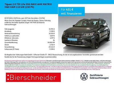 Grau Gebraucht 2023 VW Tiguan Life SUV | 31.991 € (Guter Preis)