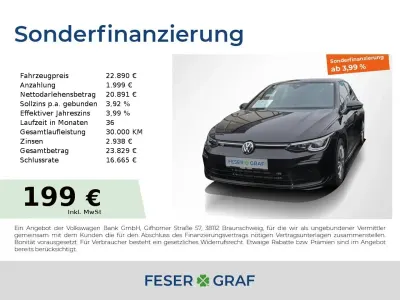 Gebraucht VW Golf VIII R-line 131 PS (96 kW) 2024 Deep black perleffekt Limousine