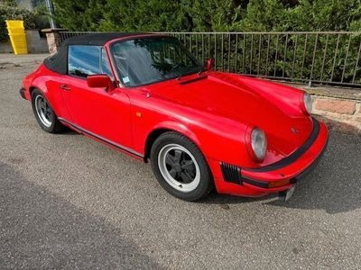 Rot Gebraucht 1983 Porsche 911 Cabrio | 59.000 €