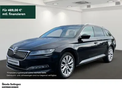 Gebraucht Skoda Superb Style 150 PS (110 kW) 2023 Schwarz Kombi