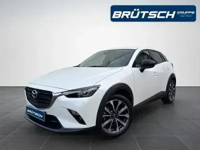 Gebraucht Mazda CX-3 Homura-Line 121 PS (88 kW) 2021 Snowflake white pearl metallic SUV