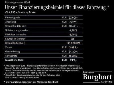 Gebraucht Mercedes CLA250e Shooting Brake AMG 160 PS (117 kW) 2021 Schwarz Kombi