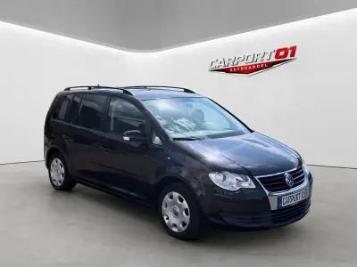 Gebraucht VW Touran Trendline 105 PS (77 kW) 2009 Schwarz Van / Kleinbus