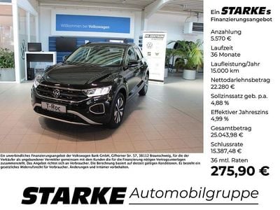 Gebraucht VW T-Roc Goal 116 PS (85 kW) 2025 Deep black SUV