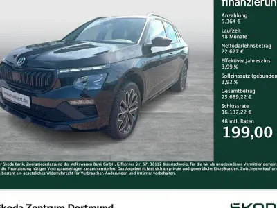 Gebraucht Skoda Kamiq Tour 150 PS (110 kW) 2025 Schwarzmagic perleffekt SUV