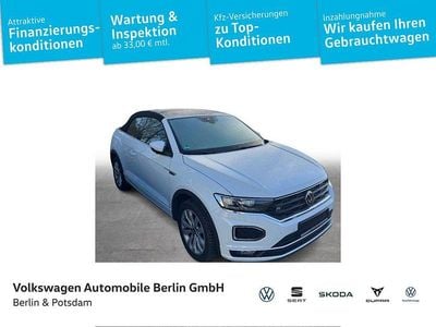 Gebraucht VW T-Roc Cabriolet R-line 150 PS (110 kW) 2022 Weiß Cabrio