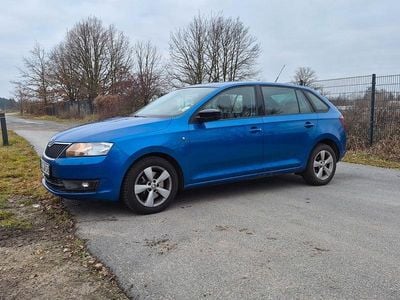 Gebraucht Skoda Rapid Ambition 90 PS (66 kW) 2015 Blau Kleinwagen