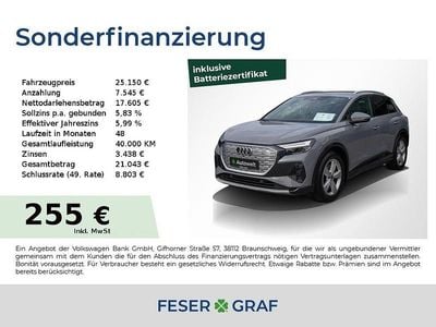 Kieselgrau Gebraucht 2022 Audi Q4 e-tron Ambiente SUV | 25.150 € (Superpreis)