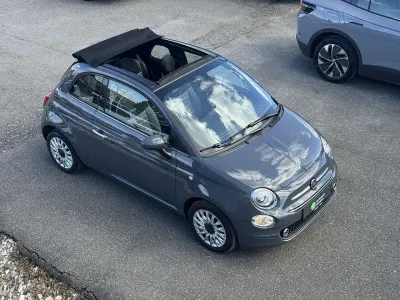 Second-hand Fiat 500 Lounge 69 CP (50 kW) 2019 Gri Cabrio