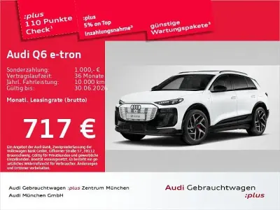 Używany Audi Q6 e-tron S-Line 284 kW (387 KM) 2025 Biały SUV