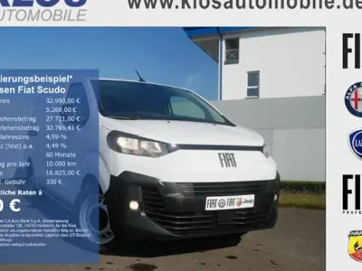 Neu Fiat Scudo 150 PS (110 kW) 2026 Weiß Van