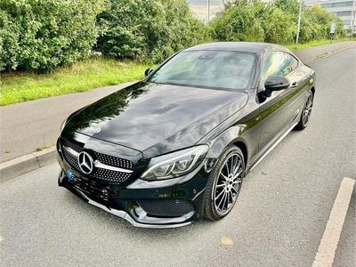 Schwarz Gebraucht 2017 Mercedes C250 AMG line Coupé | 26.200 € (Fairer Preis)