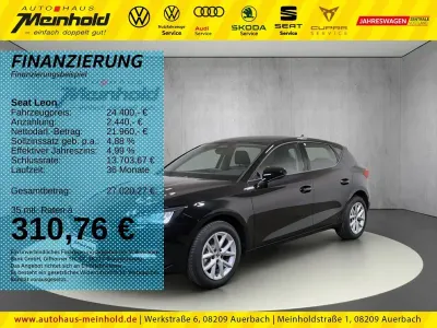 Używany Seat Leon Style 116 KM (85 kW) 2025 Czarny Sedan/Limuzyna
