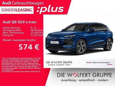 Gebraucht Audi Q6 e-tron S-Line 284 kW (387 PS) 2025 Ascariblau metallic SUV
