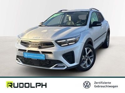 Gebraucht Kia Stonic GT-Line 120 PS (88 kW) 2023 4ss) seidensilber met. (silber SUV