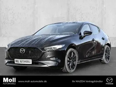 Neu Mazda 3 Homura-Line 140 PS (102 kW) 2025 Schwarz Kleinwagen