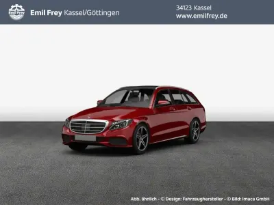 Gebraucht Mercedes C300 258 PS (189 kW) 2018 Designo hyazinthrot metallic Kombi