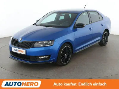 Gebraucht Skoda Rapid Monte Carlo 125 PS (91 kW) 2018 Blau Kleinwagen