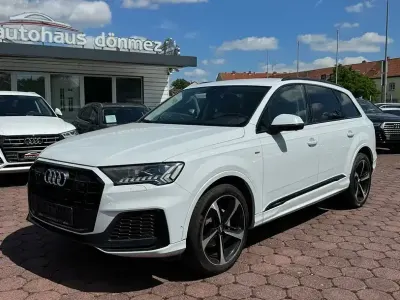 Gebraucht Audi Q7 S-Line 286 PS (210 kW) 2019 Gletscherweiß metallic (metallic) SUV