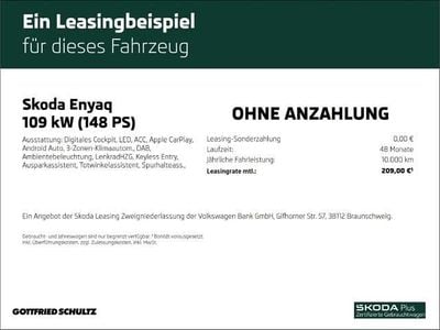 Gebraucht Skoda Enyaq iV Loft 108 kW (148 PS) 2023 Schwarz SUV