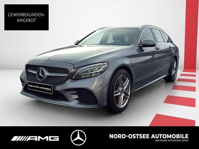 Gebraucht Mercedes C300e AMG 194 PS (142 kW) 2020 Metalliclack selenitgrau Kombi