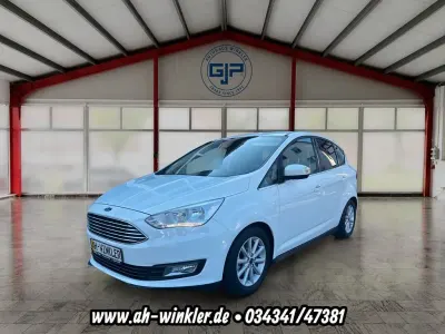 Gebraucht Ford C-MAX Titanium 150 PS (110 kW) 2018 Weiß Van / Kleinbus