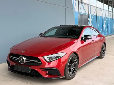 Używany Mercedes CLS53 AMG AMG 435 KM (319 kW) 2019 Czerwony Sedan/Limuzyna
