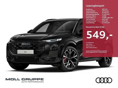 Neu Audi Q3 Ambiente 150 PS (110 kW) 2025 Mythosschwarz metallic SUV