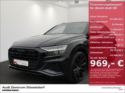 gebraucht Audi Q8 60 TFSI e quattro S-Line ACC AHK HD-MATRIX-LED TIPTRONIC 8-stufig